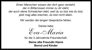 Traueranzeige von Eva-Maria Neumann von Ostfriesischer Kurier