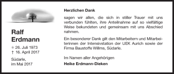 Traueranzeige von Peter Buss von Ostfriesischer Kurier