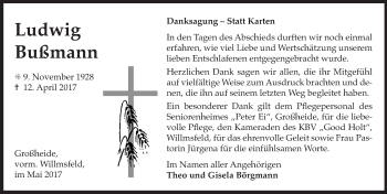 Traueranzeige von Gertrud Joachims von Ostfriesischer Kurier