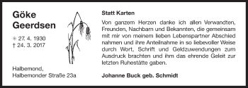 Traueranzeige von Georg Rohdmann von Ostfriesischer Kurier