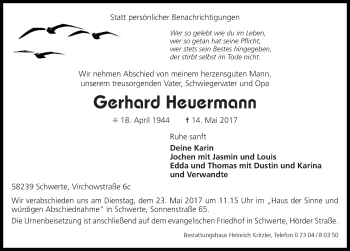 Traueranzeige von Volmine Ulferts von Ostfriesischer Kurier