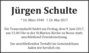 Traueranzeige von Peta Knieper von Ostfriesischer Kurier