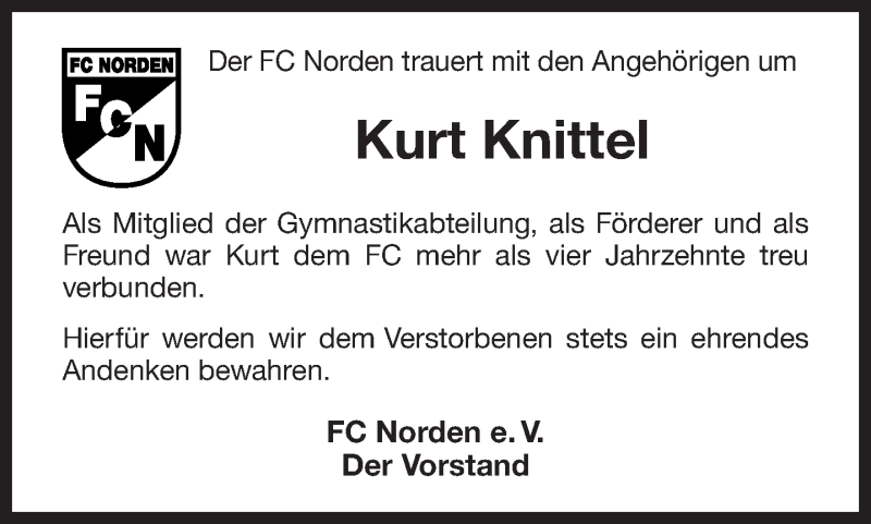  Traueranzeige für Kurt Knittel vom 23.07.2019 aus 