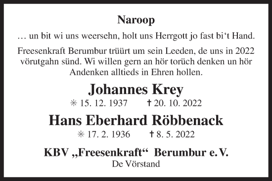 Traueranzeige von In Gedenken  