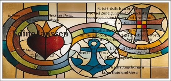 Traueranzeige von Edine Janssen 