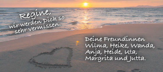 Traueranzeige von Regine Hein von Ostfriesischer Kurier