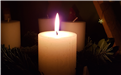 Kerze von Tatjana Saul für Juri Hepp